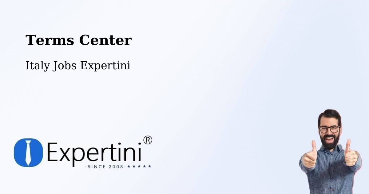 Terms of Service – Grottaferrata - Italy Jobs Expertini